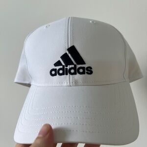 Adidas Classic White Cap with Black Logo